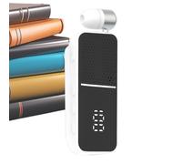 Écouteurs Sans Fil Anti-Bruit | Oreillettes Avec Réduction De Bruit Et Clip Pour Revers,Écouteurs de Sport avec Affichage Numérique - Pour Sport Travail Voyage Course Entraînement Affaires Salle De Sp