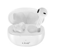 Écouteurs Sans fil avec Micro Contrôle tactile Boitier charge 200mAh Blanc