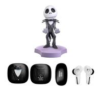Cableguys Écouteurs Buds Pro Jack Skellington – Intra, Micro, ANC, 28+ h, Support téléphone