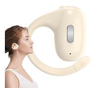 Écouteurs sans fil avec suppression du bruit - Oreillette à une seule face, conception ergonomique, lecture de musique, entrée téléphonique, mains libres, construction légère, confort | Lois