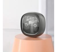 Écouteurs sans fil Avtoify Bluetooth 5.3 avec affichage LED intelligent, micro intégré, pour le sport, les jeux et la course à pied (blanc).