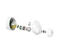 Belkin Écouteurs True Wireless SoundForm Bolt – Bluetooth, micro, 28h autonomie, IPX4 – Blanc