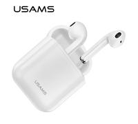 Écouteurs sans fil blancs Bluetooth 5.0 TWS USAMS série LU