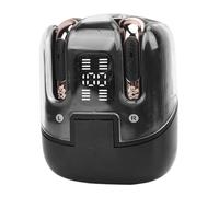 Écouteurs sans Fil Bluetooth, 2 Paquets, Affichage LED, Double Connexion, pour Couple, Amateurs de Musique (Black)