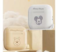Écouteurs sans fil Bluetooth 5.0 Disney Mickey Mouse et Winnie l'ourson TWS 60 h d'autonomie 36 ms faible latence qualité sonore haute fidélité étui de chargement personnalisable ajustement ergonomiqu