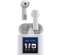 Ecouteurs sans fil Bluetooth 5.0 IPX5 Ecouteurs stéréo intra-auriculaires TWS étanches avec thermomètre-indicateur de puissance LED