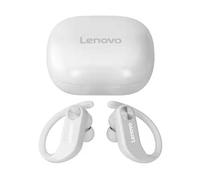 écouteurs sans fil Bluetooth 5.0 Pilotes 14mm HIFI Stéréo Basse Réduction du bruit Faible latence écouteurs contour d'oreille IPX5 écouteurs de sport étanches avec micro, Blanc