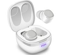Ecouteur Sans Fil Bluetooth 5.0 Blanc True Wireless Stereo - August EP800 - Micro, Waterproof, Discret, Universel Android Apple