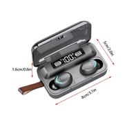 Écouteurs sans fil Bluetooth 5.0 TWS, casque d'écoute étanche, stéréo, pour sport, avec boîte de charge 1200mAh, pour Samsung