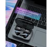 Écouteurs sans fil Bluetooth 5.1, M19 TWS, étanches à la sueur, réduction du bruit, commande tactile, avec Microphone