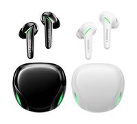 écouteurs sans fil Bluetooth 5.1, oreillettes de jeu, à faible latence, stéréo, commande tactile, XT92 TWS
