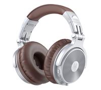 écouteurs sans fil Bluetooth 5.2 avec Microphone,110H de temps de jeu,pliables,basses profondes,stéréo pro-c-x,pour téléphone PC Christmas Gift - Type Pro-C-sliver