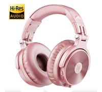 écouteurs sans fil Bluetooth 5.2 avec Microphone,110h Hi-Res casque bluetooth oreillettes pliables,ecouteur sans fils/Filaire pour téléphone portable,PC,sport,Pro-C-X - Type Rose-Gold