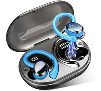 Écouteurs Sans Fil, Bluetooth 5.3 48H Avec Micro Enc, Hifi Stéréo, Suppression Du Bruit, Écouteurs Sans Fil Avec Crochets D'Oreille, Écouteurs Bluetooth Étanches Ip7 Pour Course À Pied, Salle De