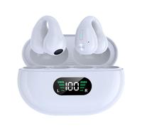 Écouteurs sans fil Bluetooth 5.3 à conduction Sophia TWS Q80, casque, écouteurs, design clip, contrôle tactile, LED, écouteurs, sport, sauna, ensembles