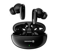 Écouteurs Sans Fil Bluetooth 5.3 Autonomie 6h avec Boîtier de Recharge 35h Swissten Noir