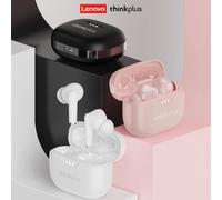Écouteurs sans fil Bluetooth 5.3 Lenovo originaux 2026, écouteurs stéréo HiFi avec réduction de bruit, écouteurs sportifs à commande tactile, nouveau cadeau Pink