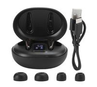 Écouteurs sans fil Bluetooth 5.3 mains libres avec micro antibruit, mini-casque invisible pour dormir, se déplacer et faire du sport