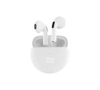 Écouteurs Sans Fil Bluetooth 5.3 - Semi Intra-Auriculaires - Étanches avec Boîtier de Recharge, Microphone Intégré pour Appels pour Smartphone, Tablette, Ordinateur Portable - Blanc