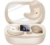 Écouteurs sans Fil Bluetooth 5.3 Stéréo avec Basses et Réduction du Bruit Active Avizar Rose Rose