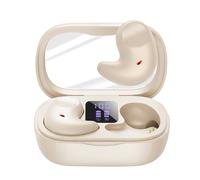 Écouteurs sans Fil Bluetooth 5.3 Stéréo avec Basses et Réduction du Bruit Active Rose