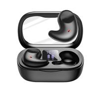 Écouteurs sans Fil Bluetooth 5.3 Stéréo avec Basses et Réduction du bruit Active Noir