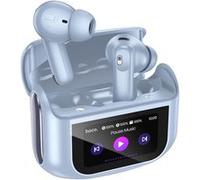 Écouteurs sans Fil Bluetooth 5.4 ANC / ENC Étui de Charge avec Écran LED Tactile Hoko Bleu Bleu