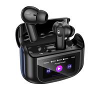 Écouteurs sans Fil Bluetooth 5.4 ANC/ENC Étui de Charge, Écran LED Tactile