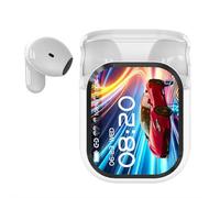 Écouteurs sans fil Bluetooth 5.4 avec écran LED haute fidélité, étanche IP55, traduction AI en temps réel, traducteur 140 langues bidirectionnelles, suppression du bruit pour le sport