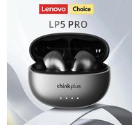 Écouteurs sans fil Bluetooth 5.4 Lenovo LP5 PRO TWS, son HiFi, écouteurs de jeu LP5Pro, casque sport, longue autonomie avec micro 2025 LP5Pro Beige CleanPe