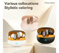 Écouteurs sans fil Bluetooth 5.4 Y600 TWS, son HiFi, écouteurs de jeu, sport, musique, écouteurs originaux, longue durée de vie de la batterie noir