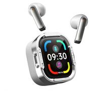Écouteurs sans fil Bluetooth 6.0 - Autonomie de la batterie de 30 h, écran LED intelligent, écouteurs antibruit avec micro, stéréo Hi-Fi immersif, étanchéité IPX7 pour le sport, l'entraînement, les