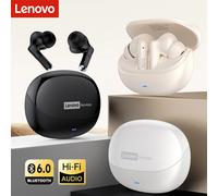 Lenovo Écouteurs TWS LE257 – Bluetooth 6.0, son HiFi, ENC, micro – Noir