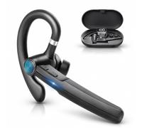 Écouteurs sans Fil Bluetooth 6.0 Mono-Auriculaires, 88 Heures D’autonomie Ultra Longue, Double Microphone Anti-Bruit, Connexion Double Appareil, Les Appels Mains Libres, Bureau, Conduite