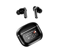 Écouteurs sans fil Bluetooth Active Touch pour Apple Fabric, réduction du bruit, noir