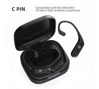 écouteurs sans fil Bluetooth AZ09 Pro,mise à niveau,câble 5.2,crochet d'oreille sans fil,connecteur PIN B/C avec étui YELLOW
