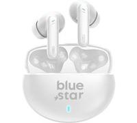 Ecouteurs sans fil Bluetooth Blue Star avec réduction de bruit ANC ENC Blanc Blanc