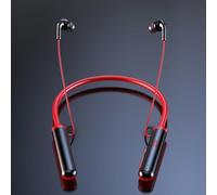 Écouteurs sans fil Bluetooth, casque d'écoute stéréo basse, bandeau de cou, affichage LED, casque d'écoute, aimant de carte TF, 60 heures d'endurance
