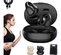 Écouteurs sans fil Bluetooth Clipbuds, stéréo 5.4, étanches et résistants à la transpiration, avec réduction de bruit, compatibles avec tous