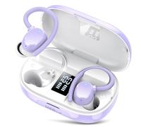 Écouteurs sans fil Bluetooth, écouteurs Bluetooth 5.3 HiFi stéréo avec écran LED, 128H Casques sans fil Bluetooth avec réduction du bruit, contrôle tactile, écouteurs étanches IP7
