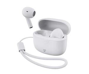Écouteurs Sans Fil Bluetooth Intra-Auriculaire avec Dragonne Modèle HPBT2400 Blanc