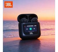 Écouteurs sans fil Bluetooth JBL Tour PRO 2, écouteurs sportifs, stéréo, écran LCD, écouteurs véritablement sans fil, version HK Silvery