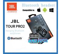 Écouteurs sans fil Bluetooth JBL Tour pro 2 originaux, écouteurs stéréo de sport avec écran LCD intelligent, version HK Argent