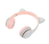 Écouteurs sans Fil Bluetooth, Oreillettes de Chat Mignonnes, Rétractables, pour Enfants, Temps de Jeu, Voyage, avec Lumière LED