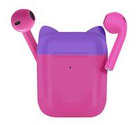 Écouteurs sans fil Bluetooth pour Enfant Volume sécurisé Microphone Rose