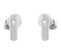 Skullcandy Rail Écouteurs Intra-Auriculaires sans Fil, Autonomie 42 h, Skull-IQ, Compatible Alexa, Microphone, Compatible iPhone + Android + Appareils Bluetooth - Blanc