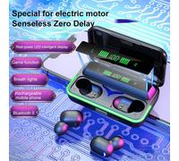 Écouteurs sans fil Bluetooth TWS, casque de jeu, basse stéréo, avec micro, réduction du bruit, boîte de charge 3500mAh