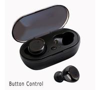 Écouteurs sans fil Bluetooth TWS, oreillettes intra auriculaires étanches, avec boîte de charge, avec micro stéréo, pour sport
