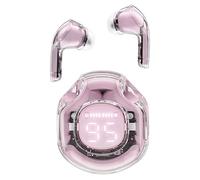 Écouteurs sans fil Bluetooth TWS T8 avec étui, roses