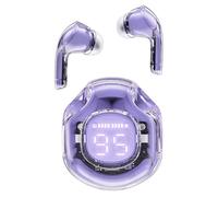 Écouteurs sans fil Bluetooth TWS T8 avec étui, violet
